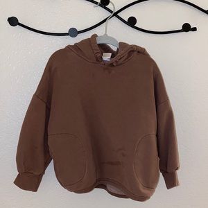 Zara brown color hoodie size 12-18M